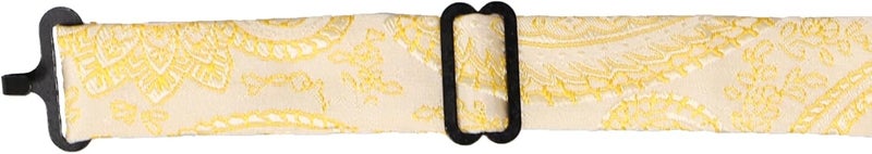 tiemart Pre-Tied Adjustable Men's Band Collar Bow Tie - Image 4